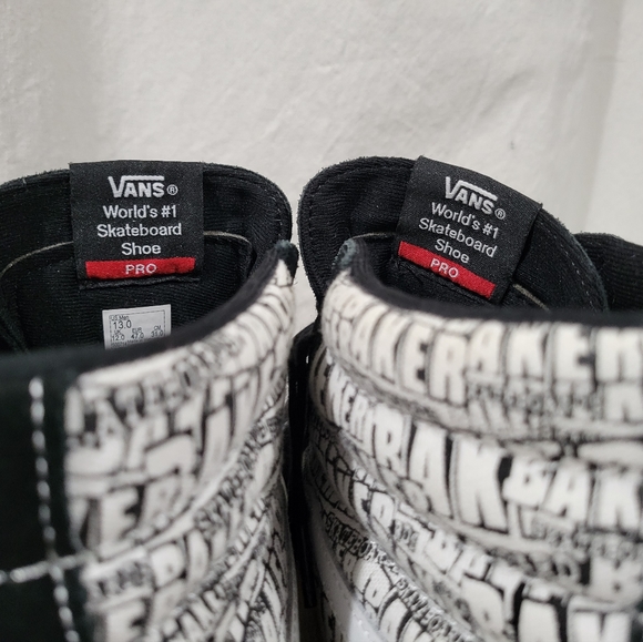Vans Sk8-hi X Baker Skateboards Size 13 - Picture 5 of 12